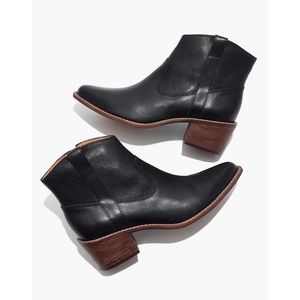 Madewell Hailie Boot in Leather
